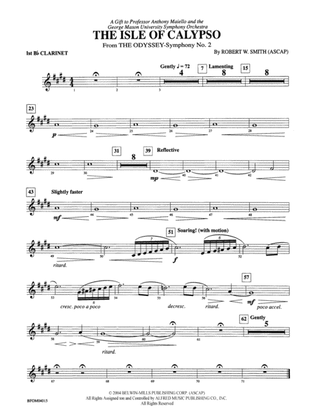 The Isle of Calypso (from The Odyssey (Symphony No. 2)): 1st B-flat Clarinet