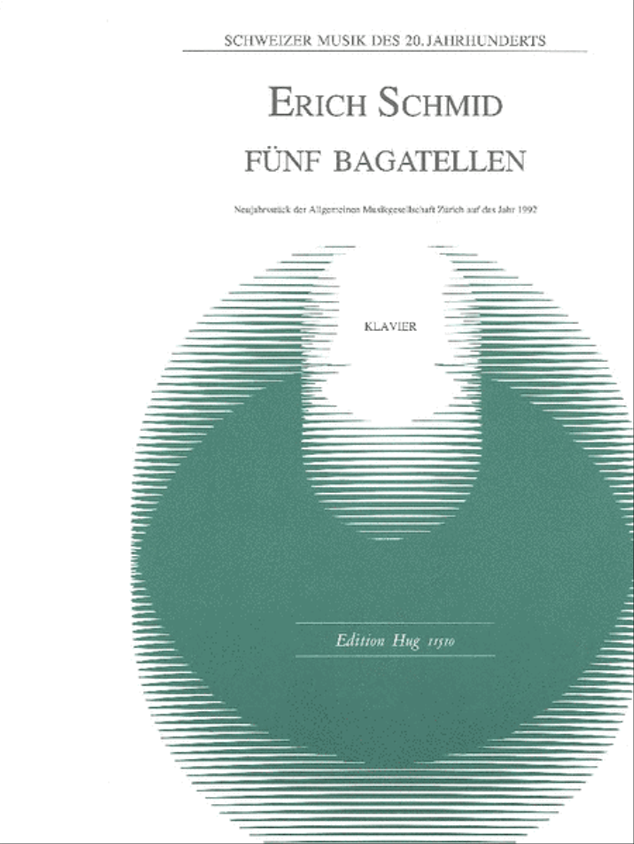 5 Bagatellen Piano Solo scores gallery preview page 1