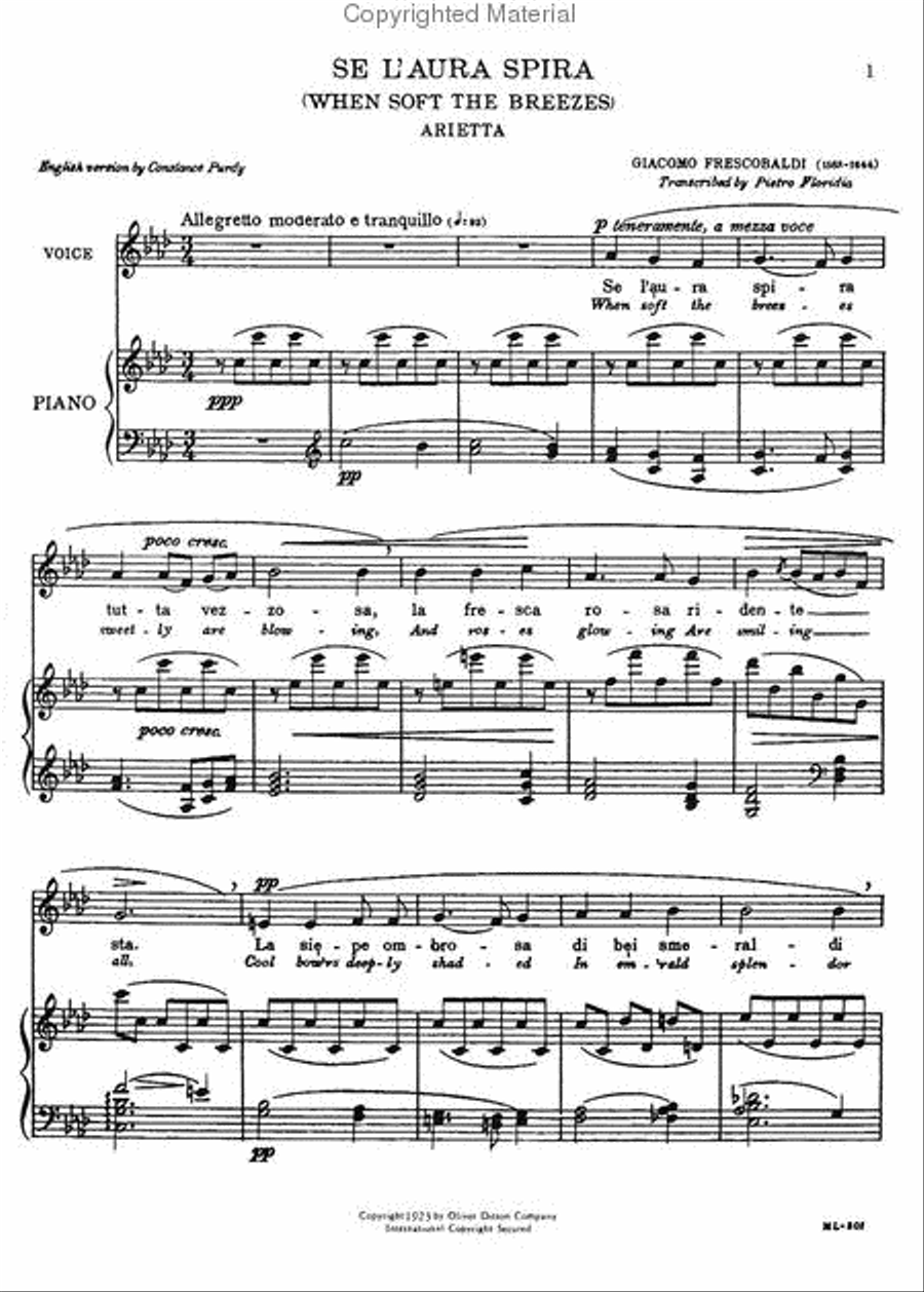 Classic Italian Songs Chamber Music scores gallery preview page 2