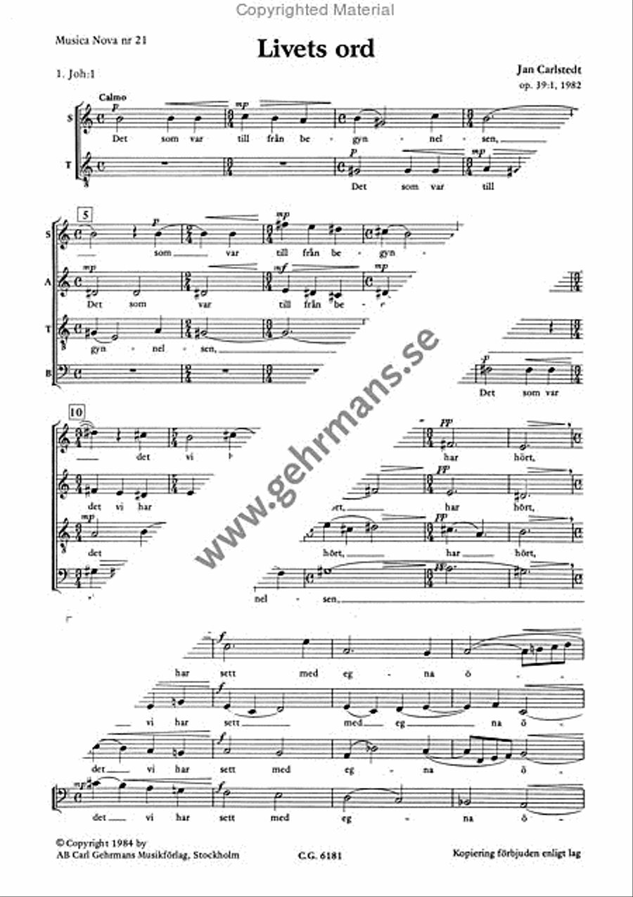 Livets ord SSATB scores gallery preview page 2