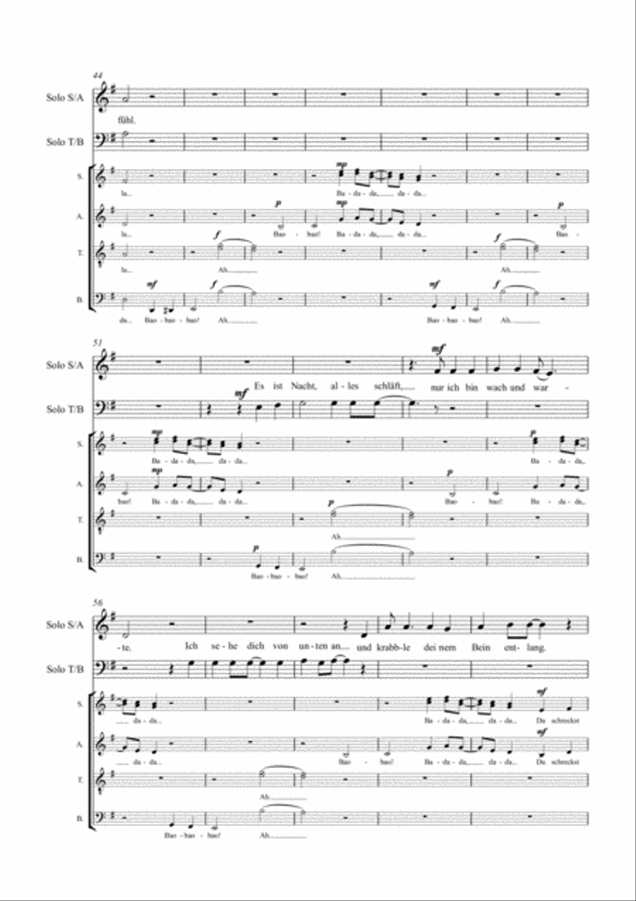 Schabe Schabe Choir scores gallery preview page 4