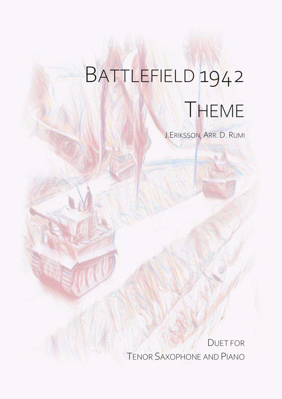 Battlefield 1942 Theme Tenor Saxophone scores gallery preview page 1