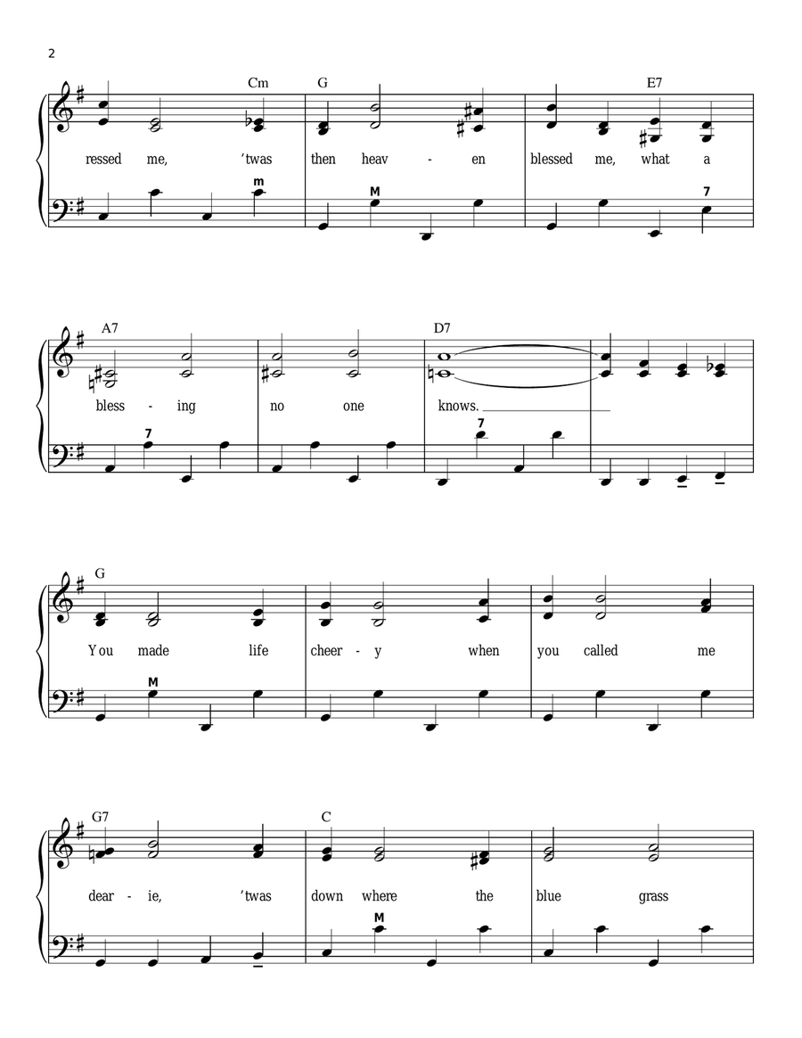 When You Wore A Tulip (And I Wore A Big Red Rose) Accordion scores gallery preview page 2