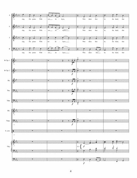 Easter - score and instrumental parts image number null