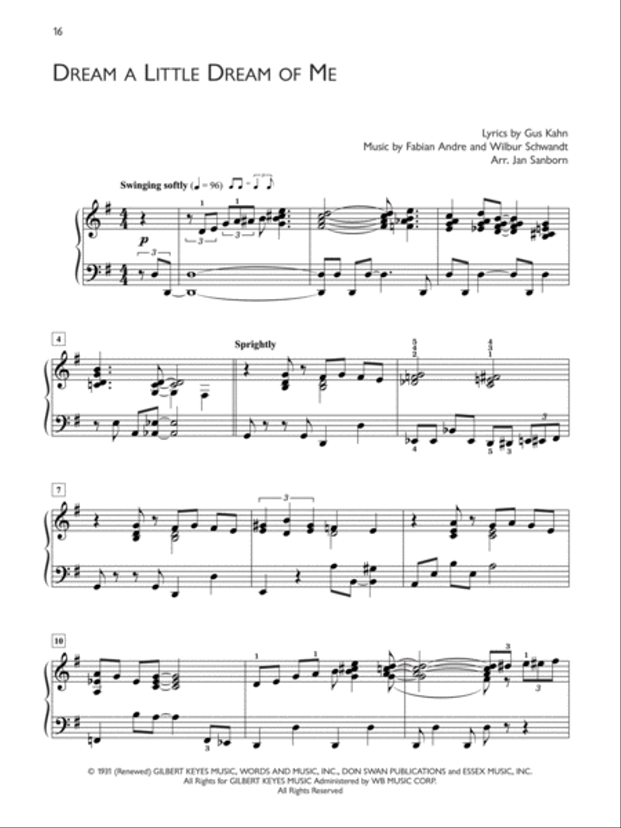 Popular Performer -- 1930s Piano Solo scores gallery preview page 2