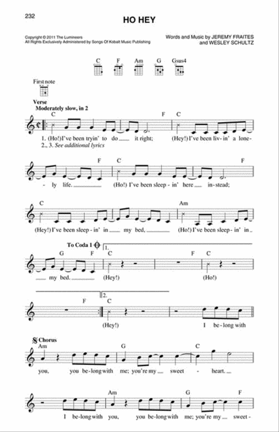 Ukulele Fake Book Ukulele Fake Book Piano scores gallery preview page 5