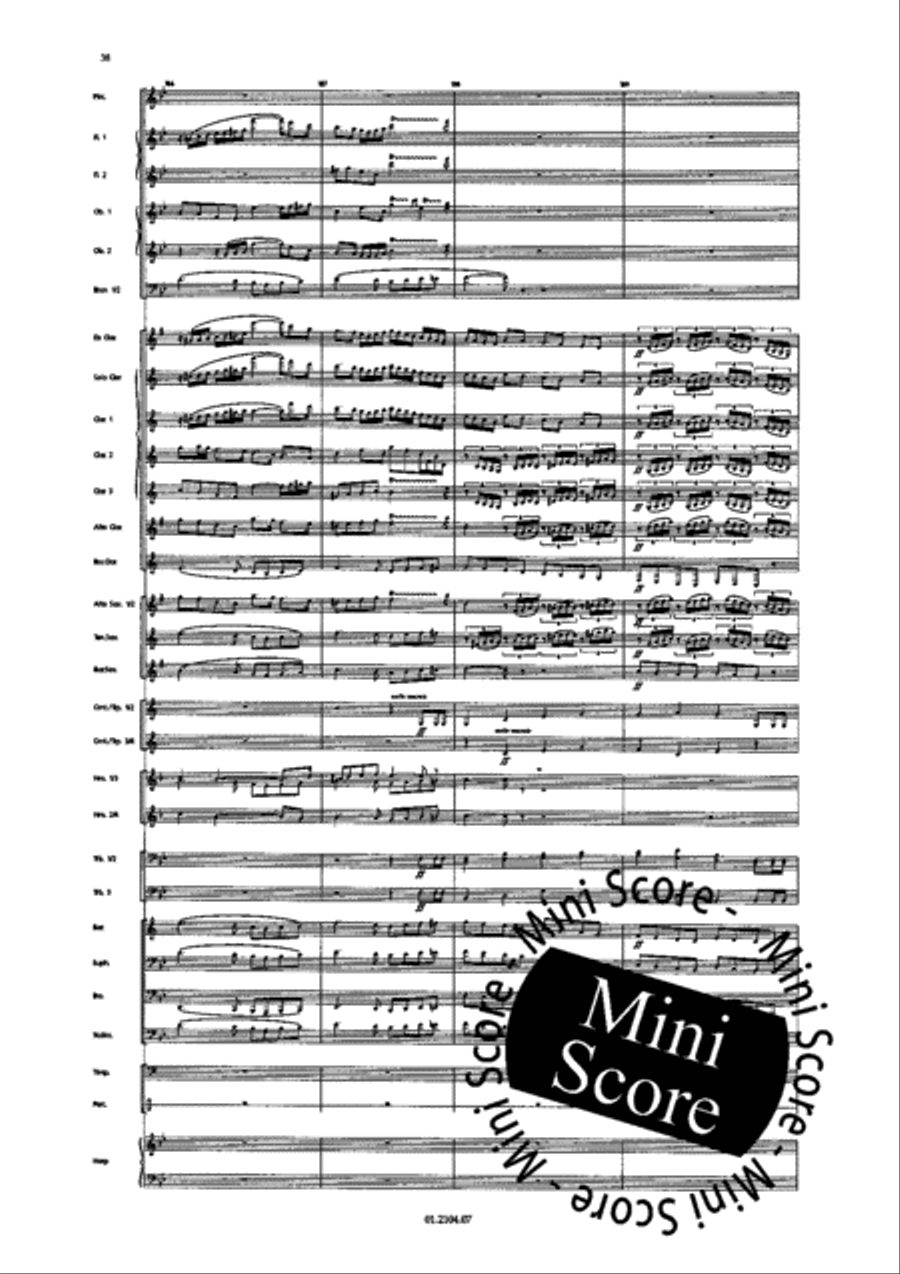 Die Meistersinger von Nurnberg Concert Band scores gallery preview page 42