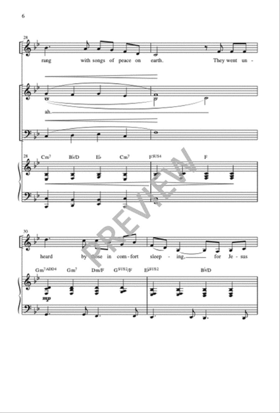 A Weary Couple - Low Key edition 3-Part scores gallery preview page 6
