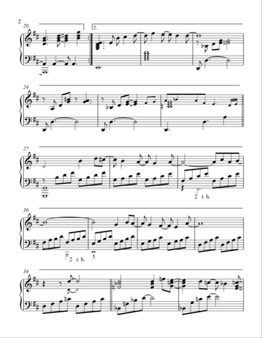 Just The Way You Are Just The Way You Are Piano Solo scores gallery preview page 2