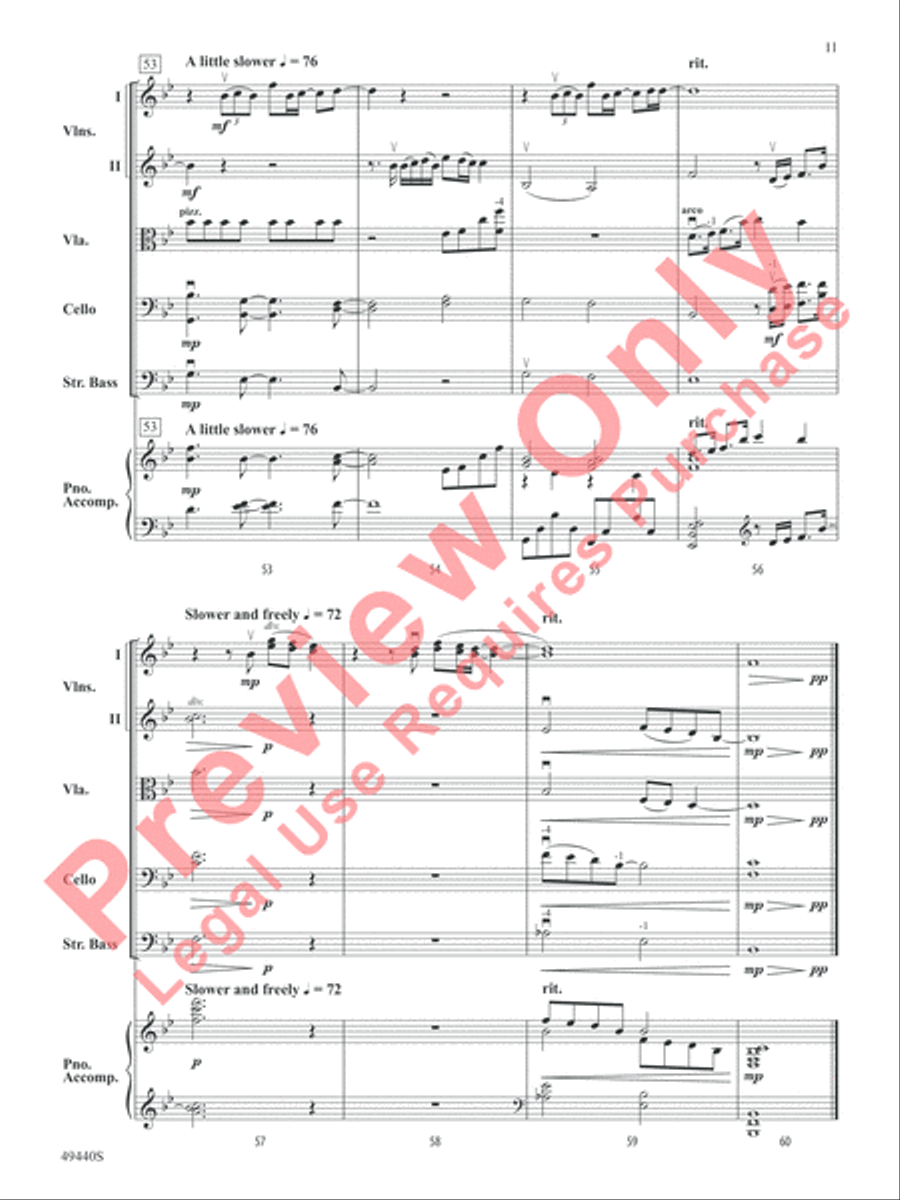 Found/Tonight String Orchestra scores gallery preview page 12