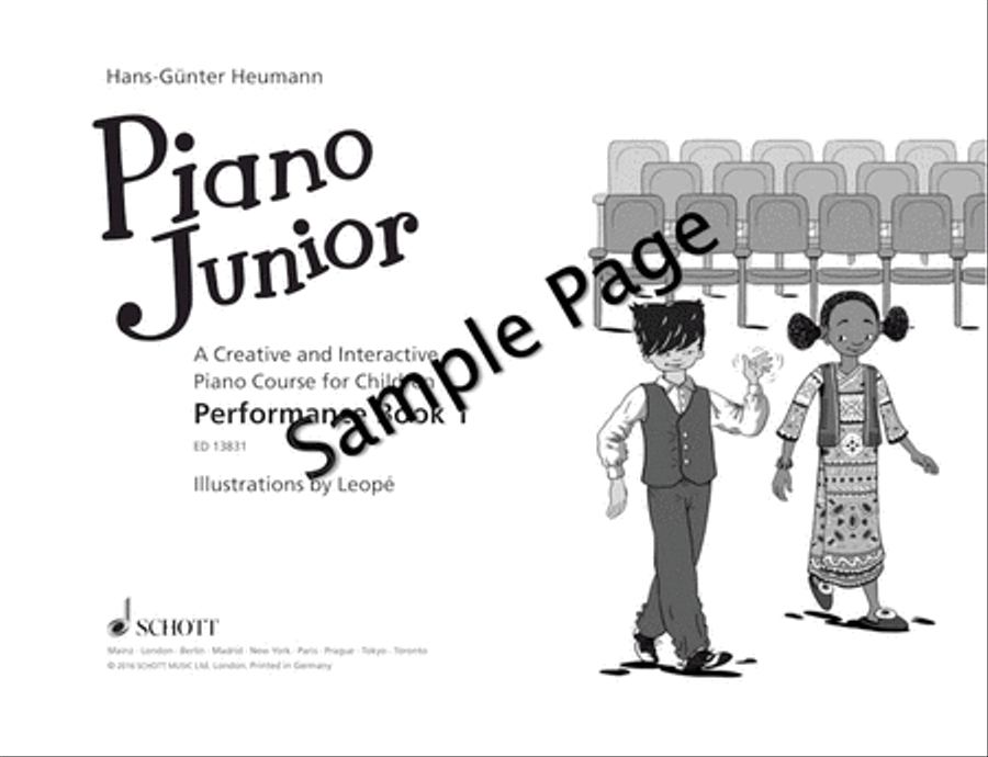 Piano Junior: Performance Book 1 Piano Method scores gallery preview page 1