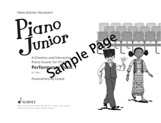 Book cover for Piano Junior: Performance Book 1