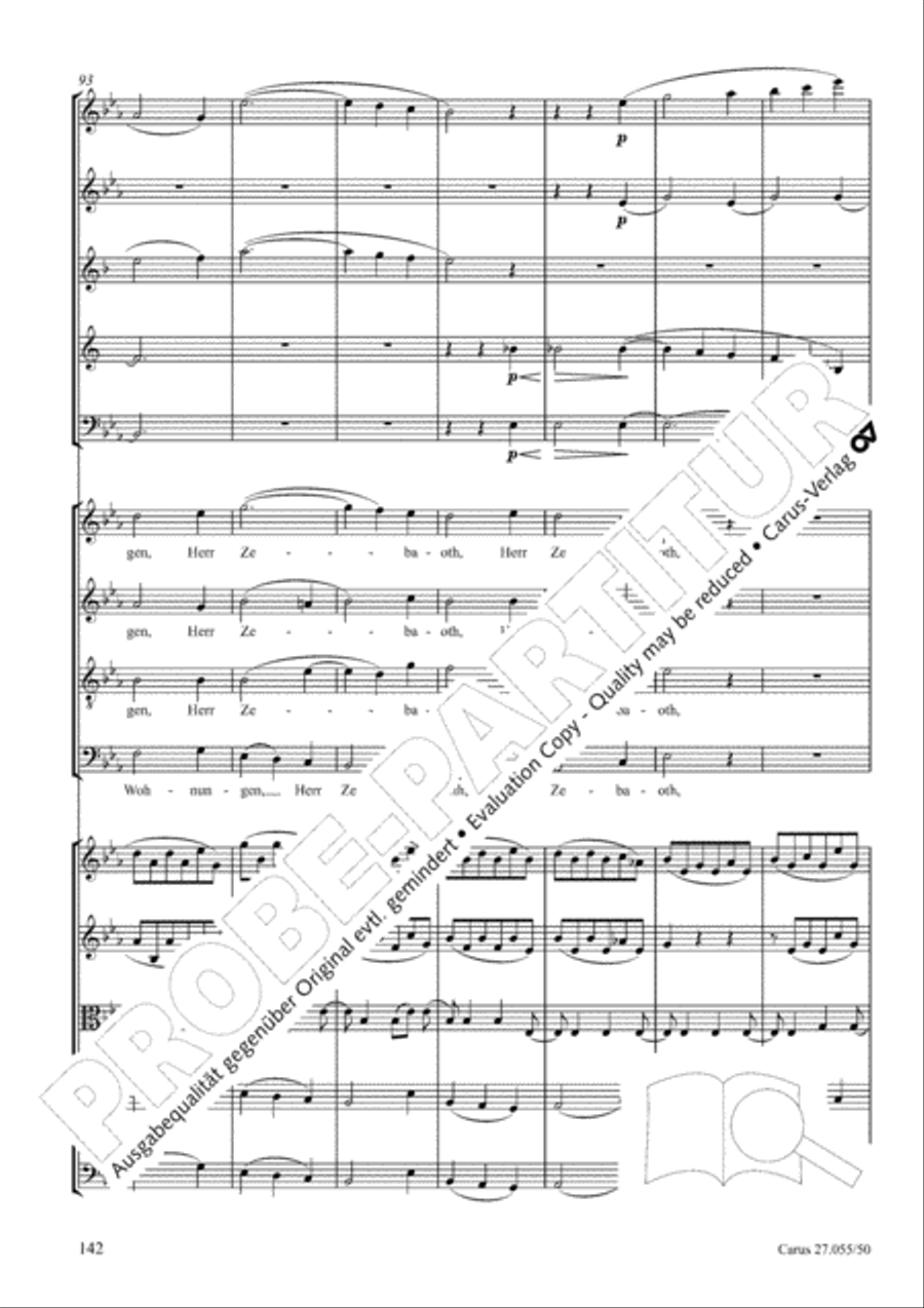 Ein Deutsches Requiem (German Requiem) 4-Part scores gallery preview page 149