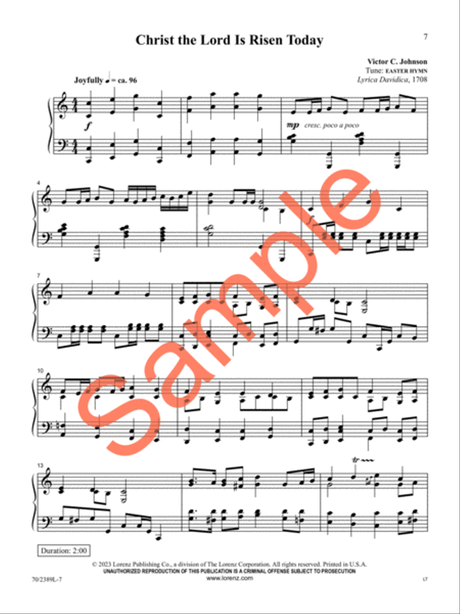 The Rugged Cross, the Empty Tomb Piano Solo scores gallery preview page 7