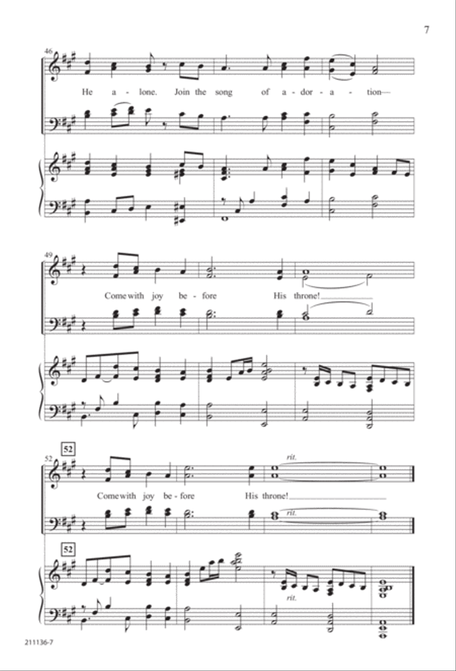 Marching to Zion 4-Part scores gallery preview page 13