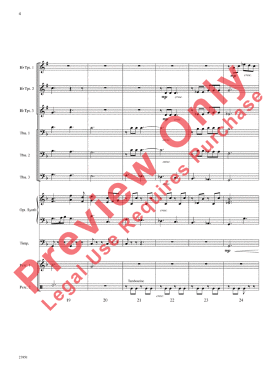 Alleluia Fanfare Alleluia Fanfare Choir scores gallery preview page 5