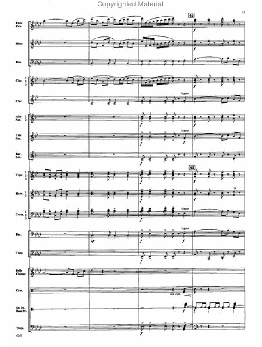 Encomium Encomium Concert Band scores gallery preview page 12