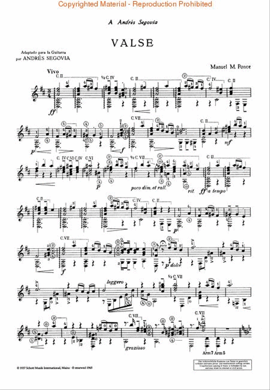 Valse Acoustic Guitar scores gallery preview page 2