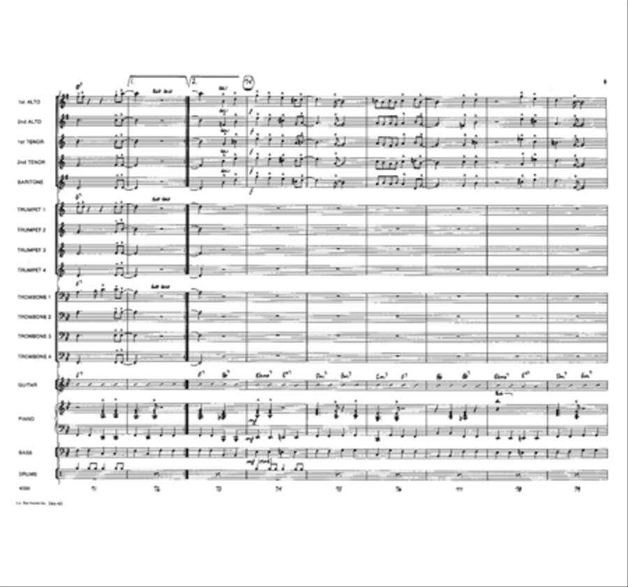 Simply Swing It! Jazz Ensemble scores gallery preview page 9