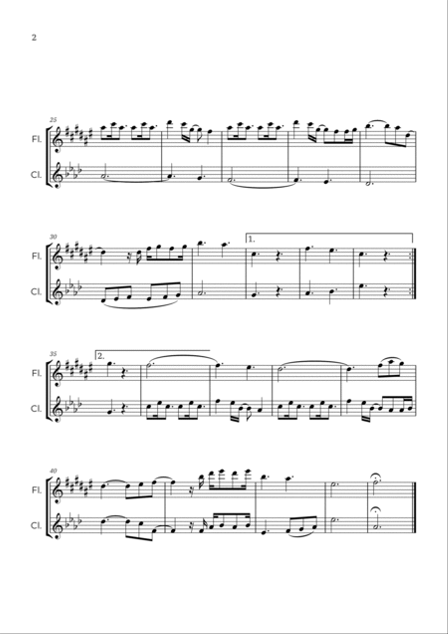 A Thousand Years A Thousand Years Woodwind Duet scores gallery preview page 3