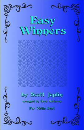Book cover for The Easy Winners, Duet for Violin