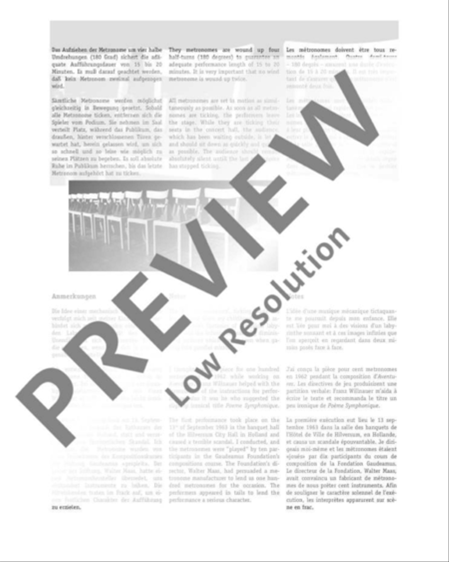 Poème Symphonique Score scores gallery preview page 5