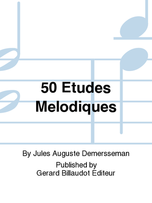 Book cover for 50 Etudes Melodiques Op. 4 Vol. 1