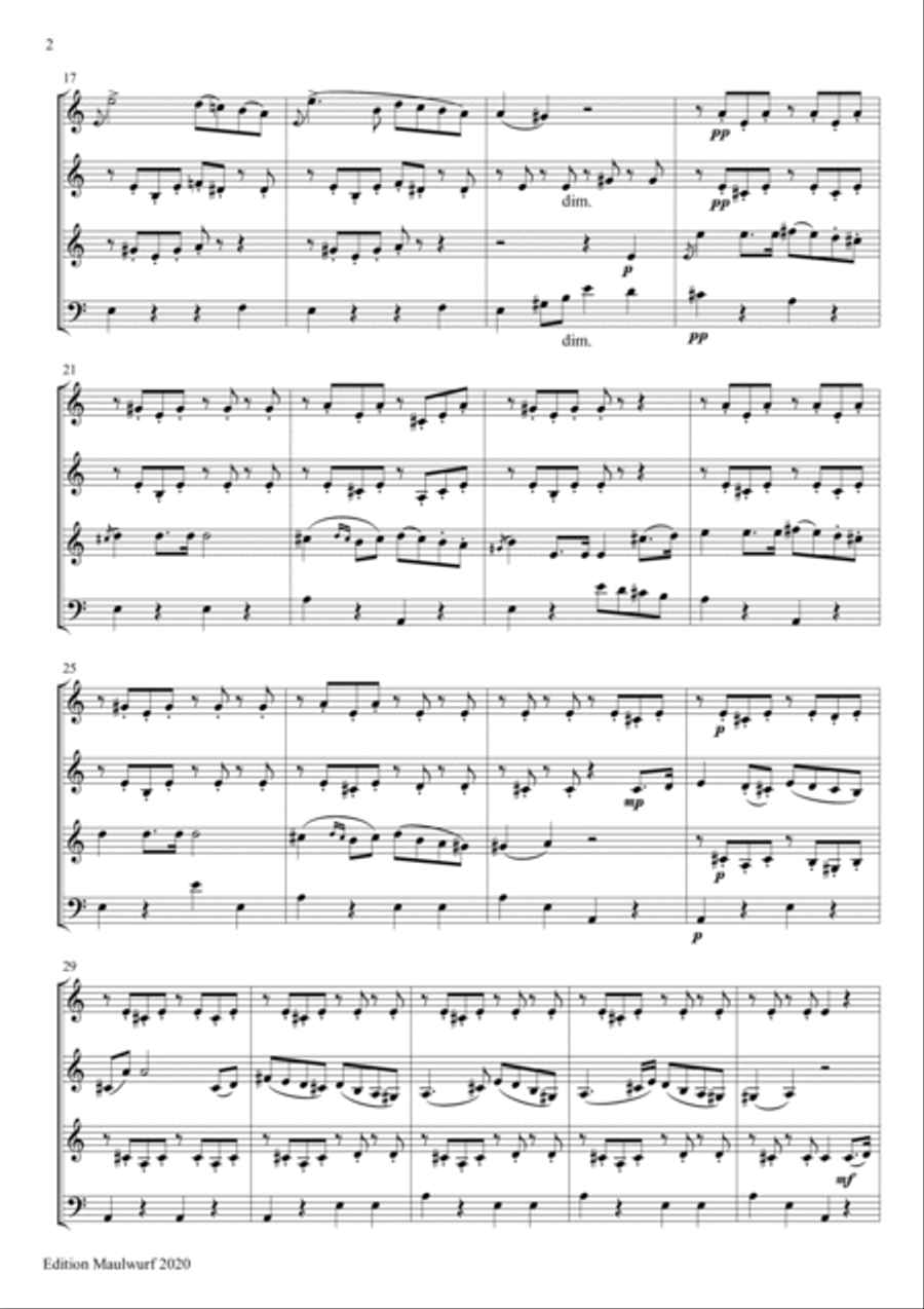 Serenade Brass Quartet scores gallery preview page 2