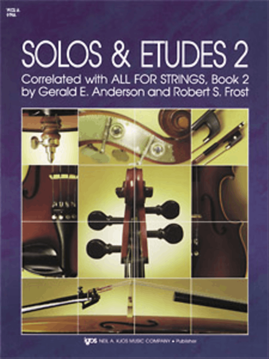 Solos and Etudes, Book 2 - Viola Orchestra scores gallery preview page 1