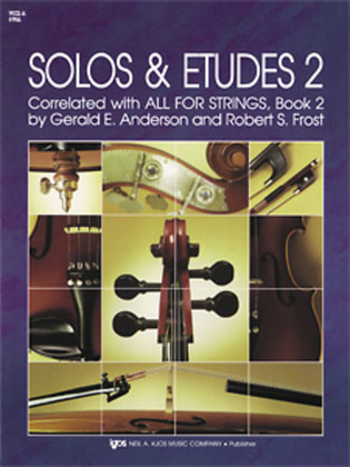 Book cover for Solos and Etudes, Book 2 - Viola