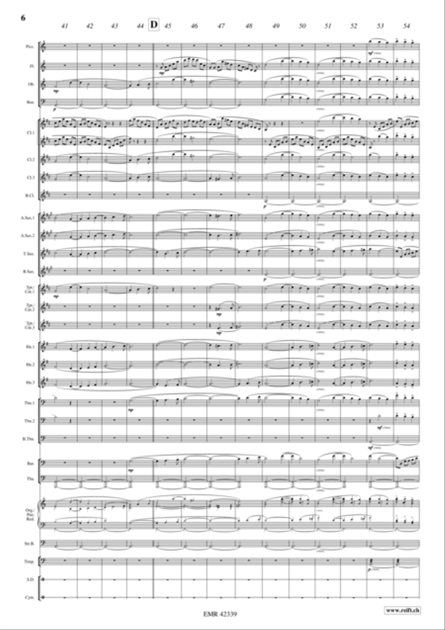 Festive Prelude Concert Band scores gallery preview page 6