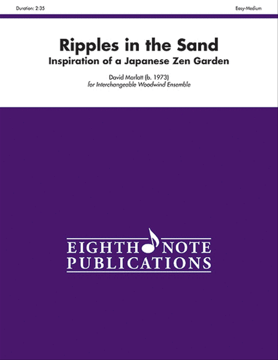 Ripples in the Sand -- Inspiration of a Japanese Zen Garden