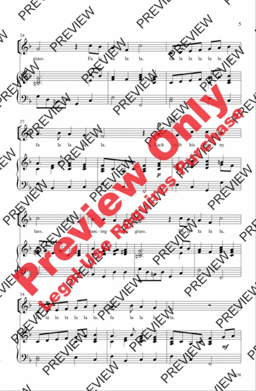 Sing of the Spring Sing of the Spring 2-Part scores gallery preview page 5