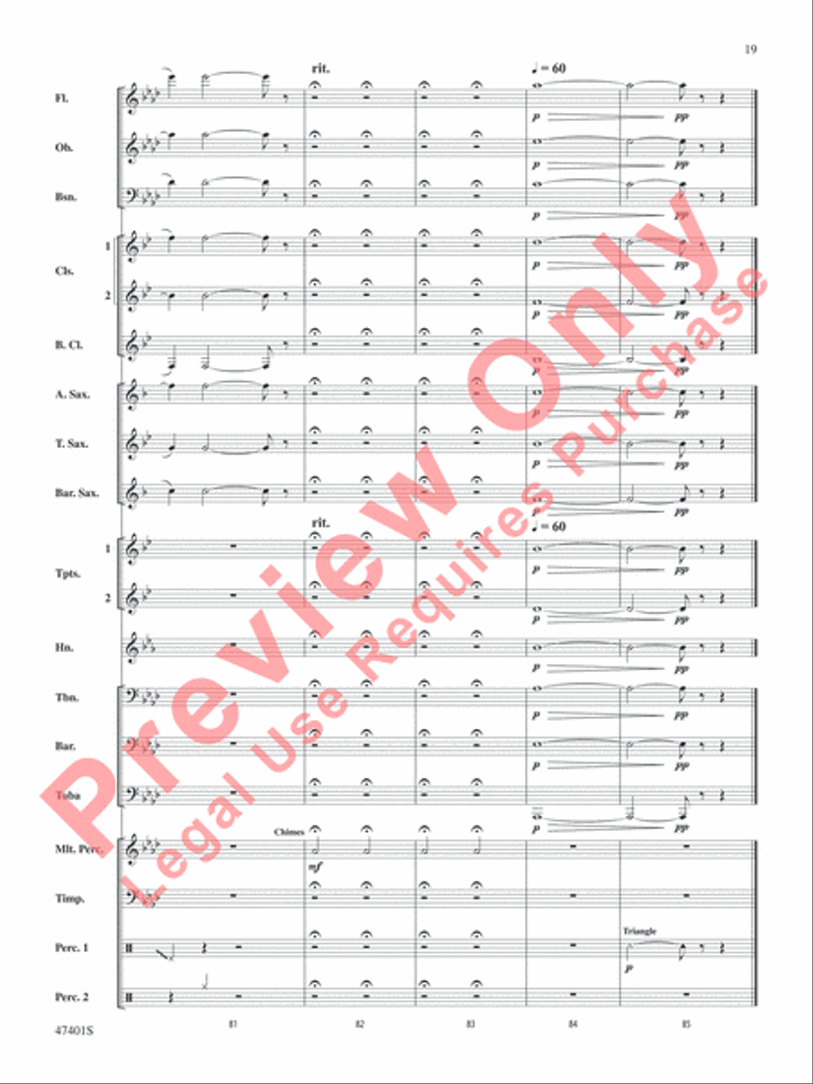 And So He Also Loves the Bow Concert Band scores gallery preview page 20