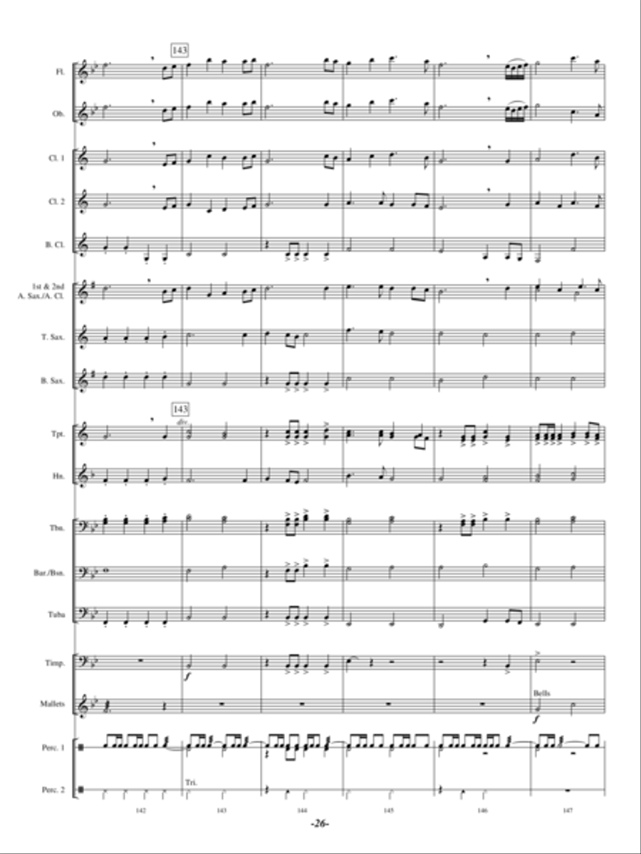 Whispering Ridge Whispering Ridge Concert Band scores gallery preview page 25