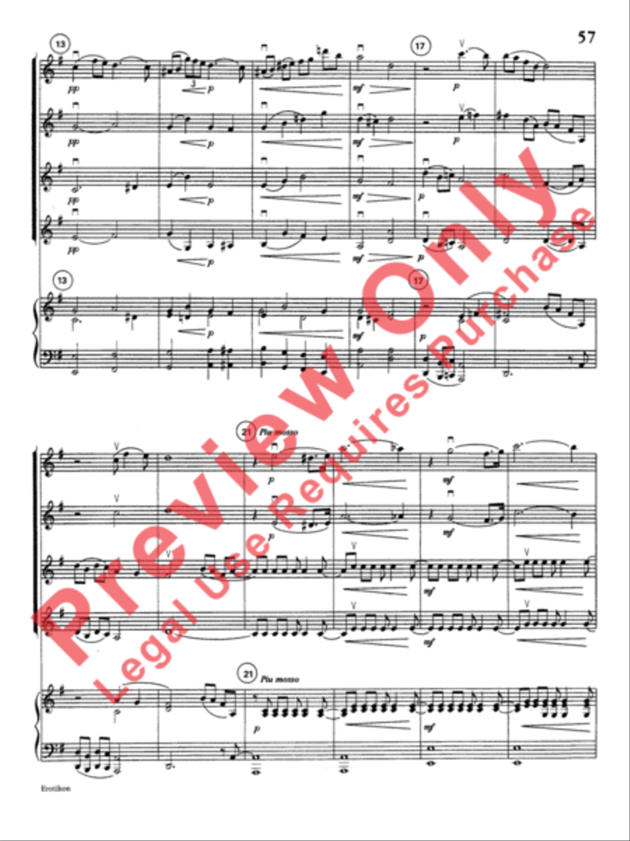 Highland/Etling Violin Quartet Series: Book 1