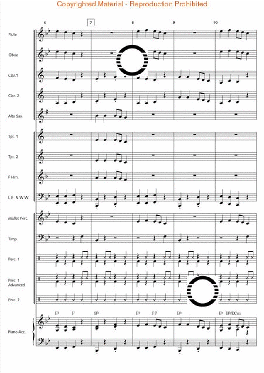 Penguin Promenade Concert Band scores gallery preview page 3