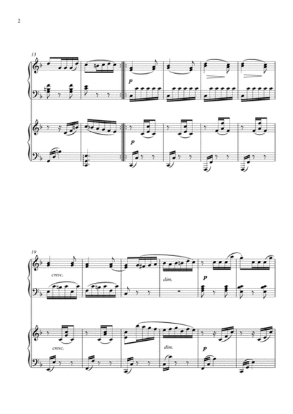 17. La Babillarde (The Chatterbox) 25 Progressive Studies Opus 100 for 2 pianos Friedrich Burgm