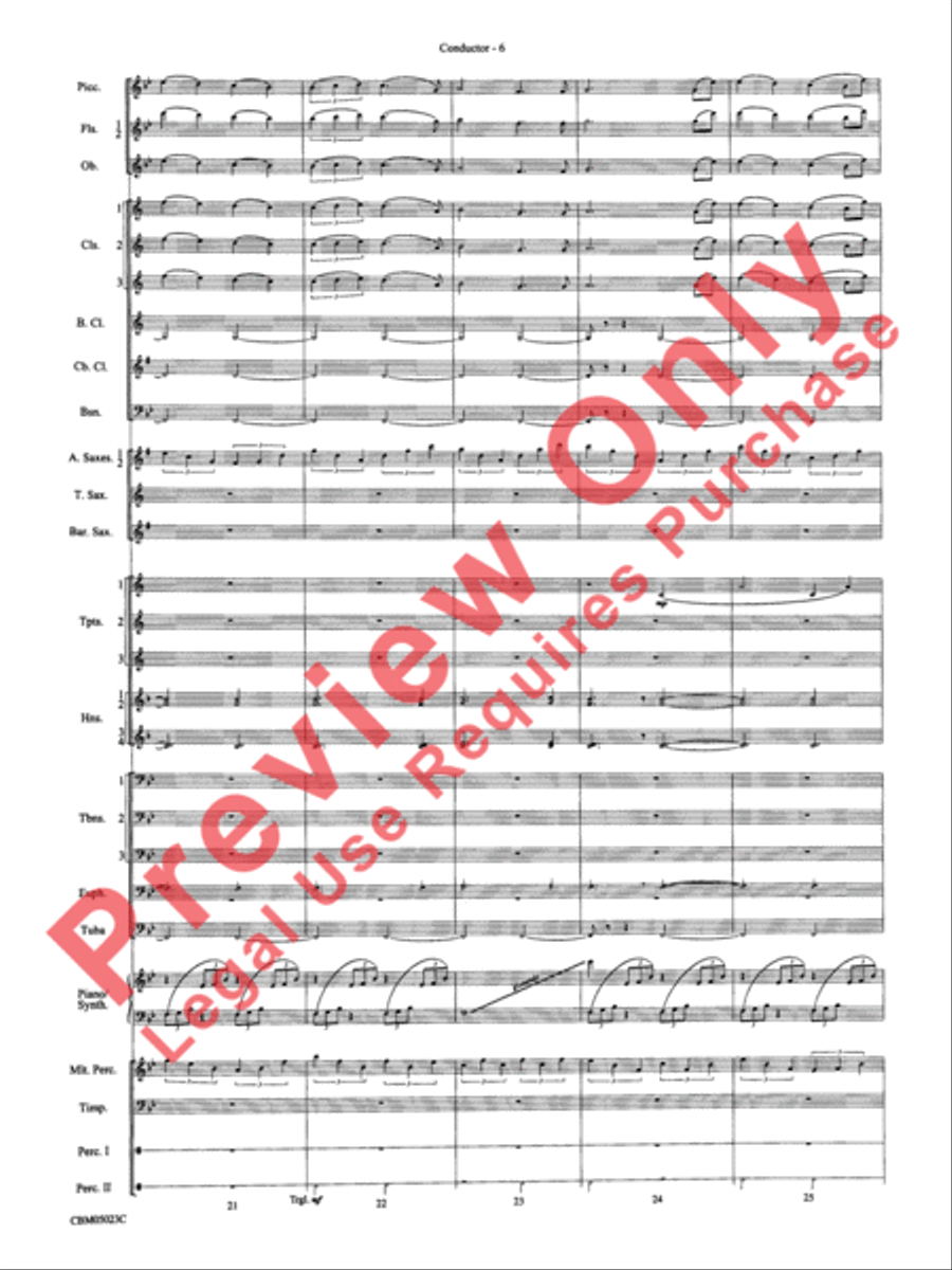 Symphonic Suite from Star Wars: Episode III Revenge of the Sith Concert Band scores gallery preview page 9