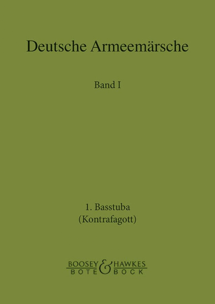 German Military Marches Band 1 Concert Band scores gallery preview page 1