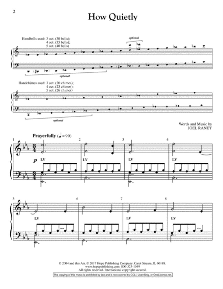 How Quietly 5-Octaves scores gallery preview page 2