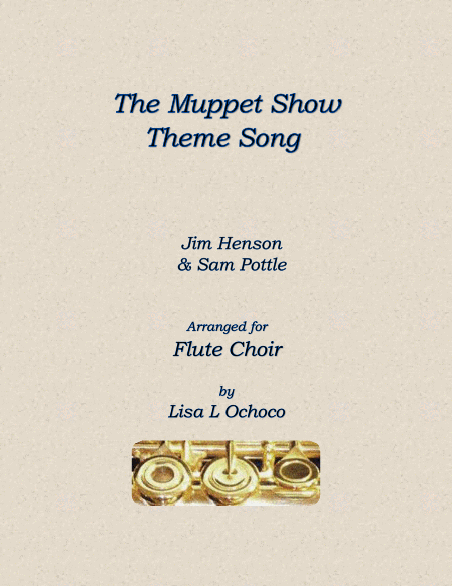 The Muppet Show Theme Flute Choir scores gallery preview page 1