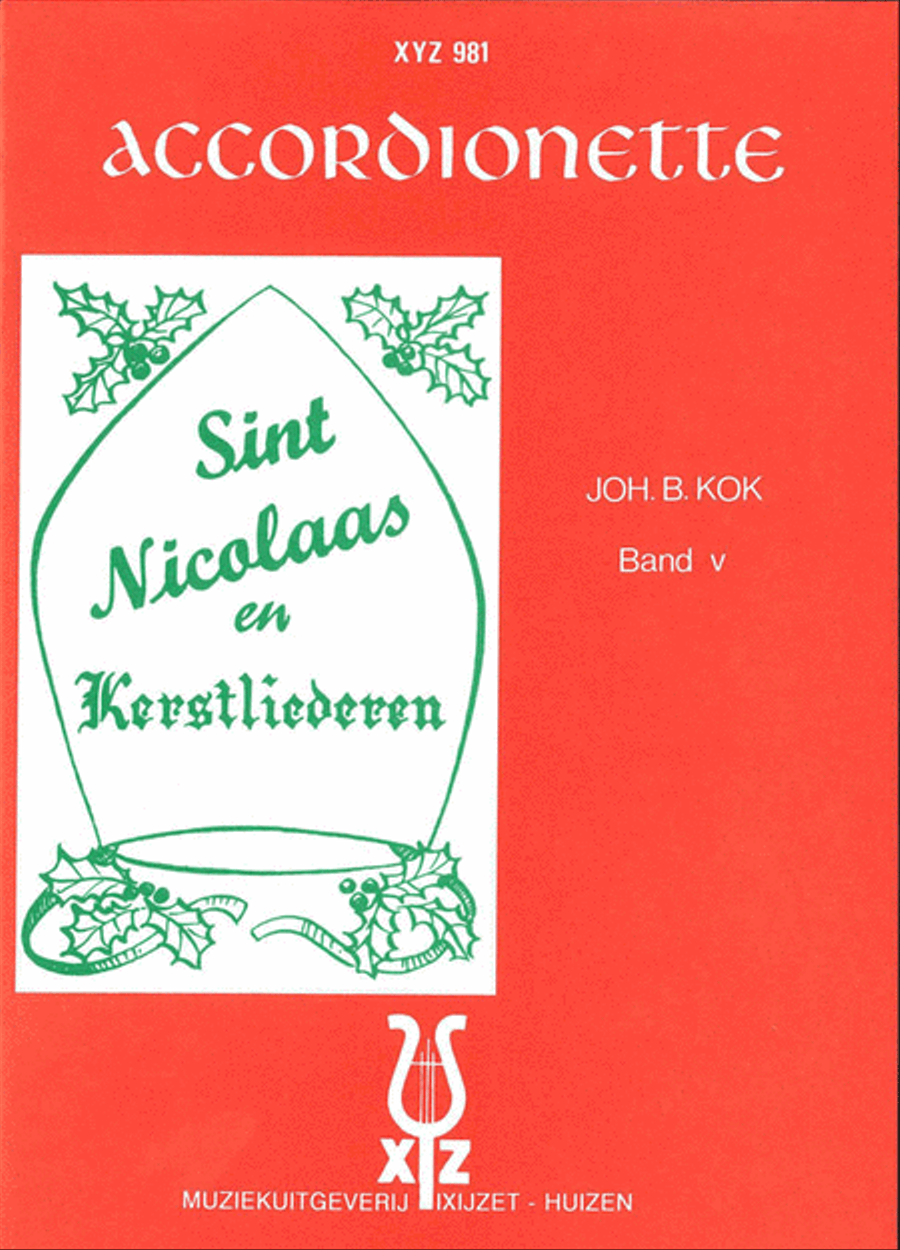 Accordionette 5 Sint Nicolaas & Kerstliederen Accordion scores gallery preview page 1