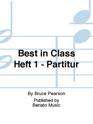 Best in Class Heft 1 - Partitur