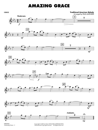 Amazing Grace (arr. Paul Lavender) - Oboe