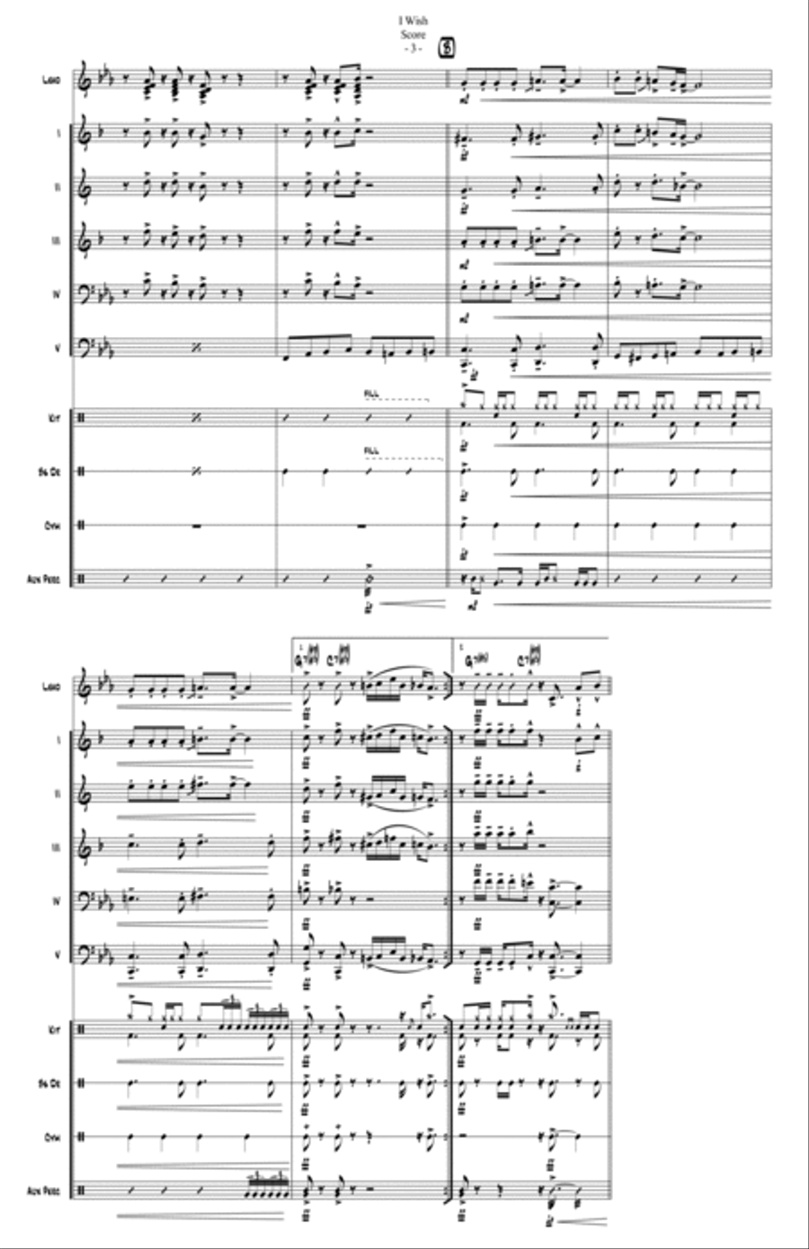I Wish Jazz Ensemble scores gallery preview page 4
