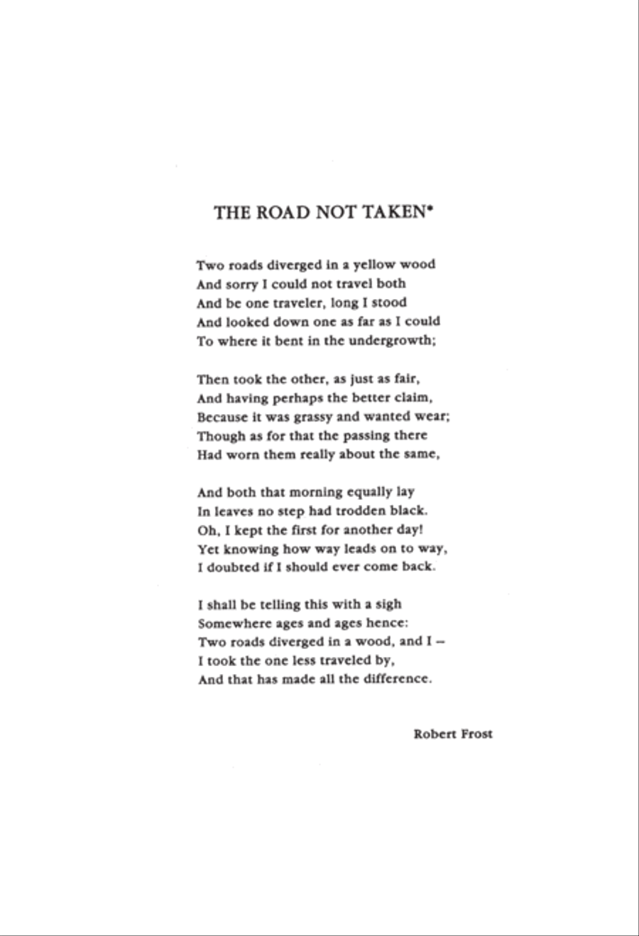 The Road Not Taken 4-Part scores gallery preview page 4