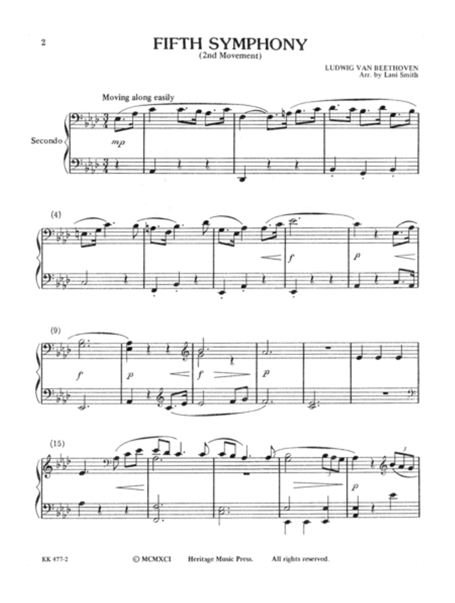 Classic Duets for Piano - Level 3 Piano Duet scores gallery preview page 4