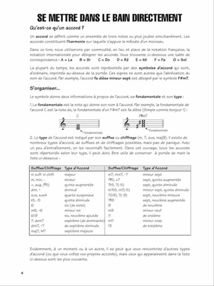 FastTrack Keyboard Chords & Scales – French Edition Piano scores gallery preview page 4