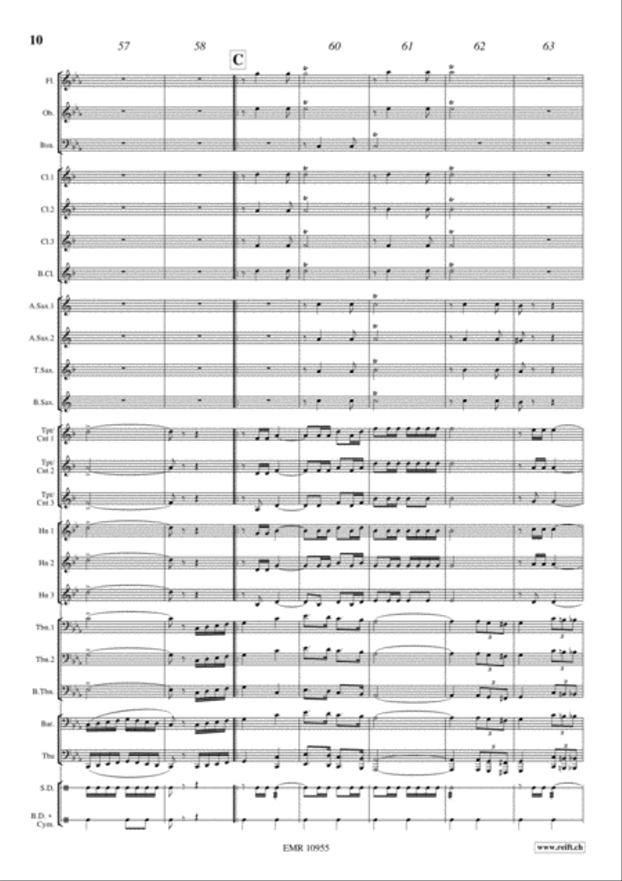 Concordia March Concert Band scores gallery preview page 11